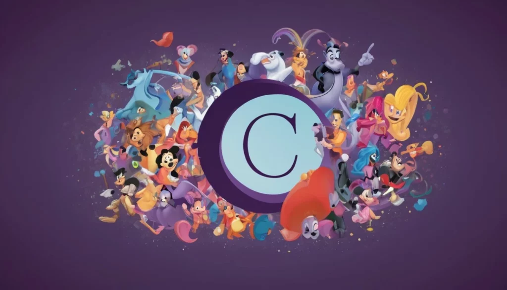 copyright infringement disney characters